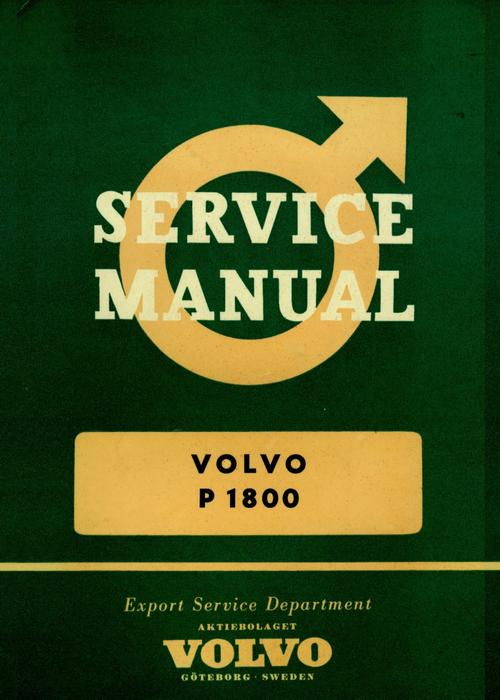VOLVO 1800 P1800 1800S P1800S 1800ES Parts & Service Manual CD